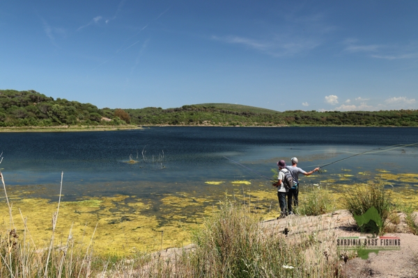 fishing for black bass in the wilderness of the lakes