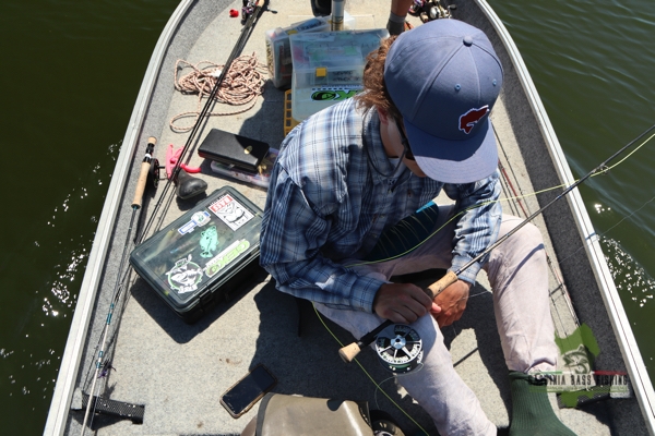 black bass fishing sardinia italy from the boat