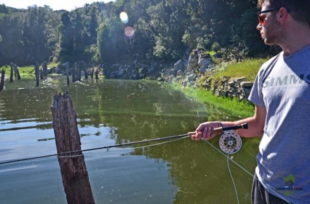 bass fly fishing in sardinia island europe fishing holiday